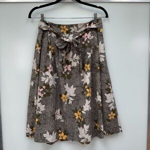 Banana Republic  Midi A-Line Summer Skirt with Tie Front Size See Measurements